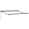 vidaXL Awning Frame Retractable Anthracite 3 x 2.5 m
