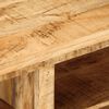 vidaXL TV Cabinet 110x35x40 cm Solid Rough Wood Mango