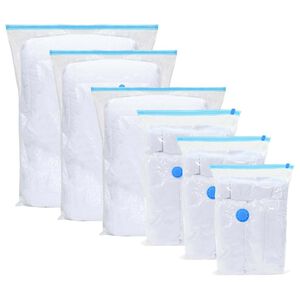 vidaXL Vacuum Storage Bags 5 pcs Transparent and blue 70 x 50 cm