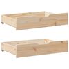 vidaXL Bed Frame with Drawers without Mattress 90x190 cm Single