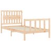 vidaXL Bed Frame without Mattress 100x200 cm Solid Wood Pine