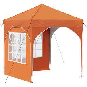 vidaXL Pop-up Party Tent 192 x 192 x 245 cm Orange