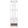 vidaXL Hall Tree SANDNES White 45x40x159.5 cm Solid Wood Pine