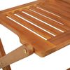 vidaXL 5 Piece Folding Garden Dining Set Solid Acacia Wood