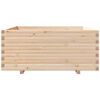 vidaXL Garden Planter 110x110x49.5 cm Solid Wood Pine