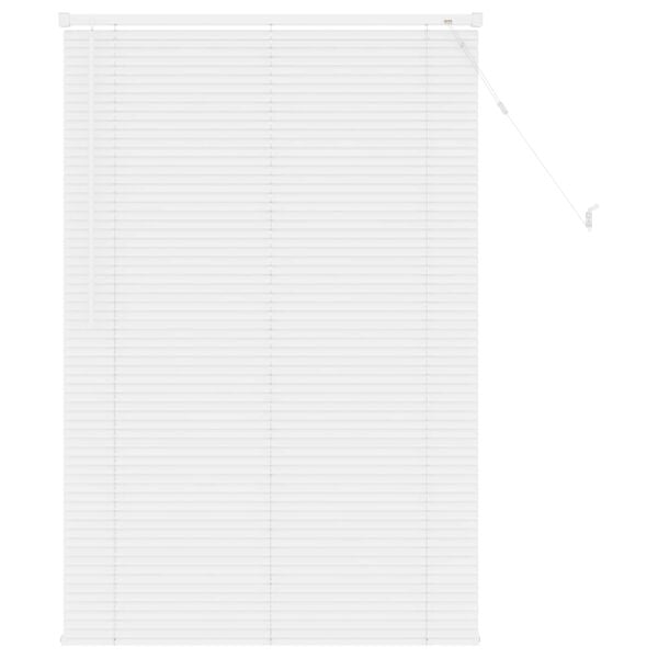 vidaXL Venetian Blind Manual Adjustable White 150 x 90 cm PVC