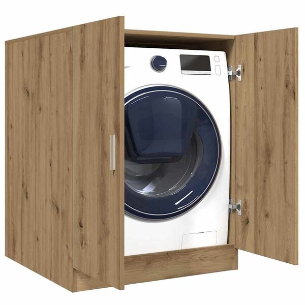 vidaXL Washing Machine Cabinet Artisan Oak 70.5x71.5x91.5 cm