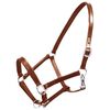 vidaXL Horse Headcollar | Brown | Buffalo Leather | Full | Adjustable Armrests