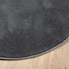 vidaXL Rug OVIEDO Short Pile Anthracite &Oslash; 80 cm
