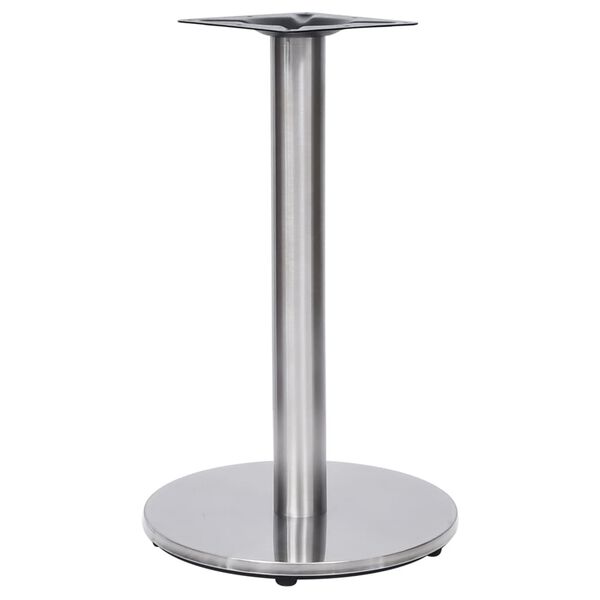 vidaXL Bistro Table Leg Silver &Oslash;45x72 cm Stainless Steel