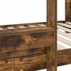 vidaXL Bunk Bed for Kids Smoked Oak 90 x 200 cm Engineered Wood