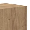 vidaXL TV Units Wall-mounted 4 pcs Artisan Oak Engineered wood