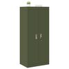 vidaXL Storage Cabinet Olive Green 60 x 40 x 140 cm Cold-Rolled Steel