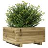 vidaXL Garden Planter 50x50x26.5 cm Impregnated Wood Pine