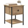 vidaXL Bedside Table with Drawer 2 pcs Artisan Oak 34 x 35.5 x 45 cm