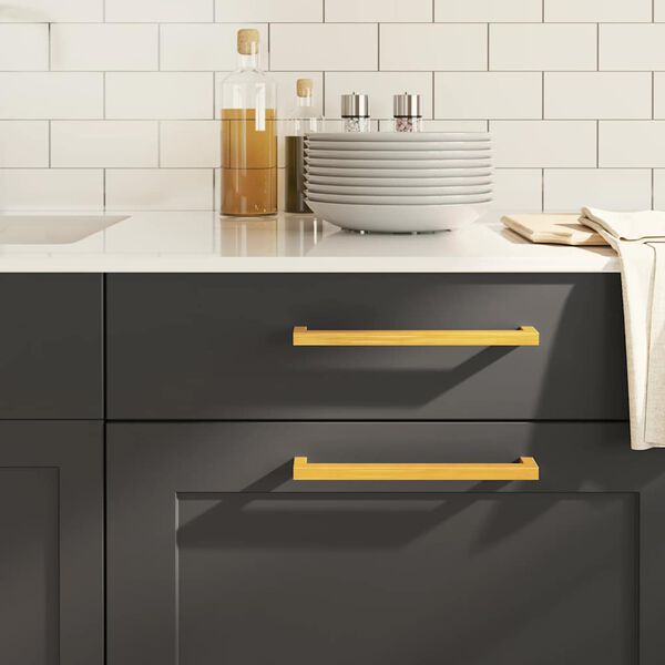 vidaXL Cabinet Handles 5 pcs Gold 224 mm Stainless Steel