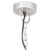 vidaXL Industrial Vintage Hanging Lamp 25 W Silver Round 31 cm E27
