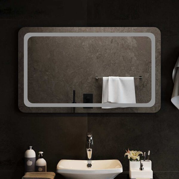 vidaXL LED Bathroom Mirror 100x60 cm