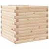 vidaXL Garden Planter 50x50x45.5 cm Solid Wood Pine