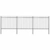 vidaXL Garden Fence | Steel | Sturdy | Rectangular | Modern