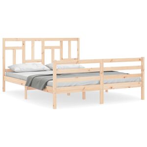 vidaXL Bed Frame without Mattress 160x200 cm Solid Wood