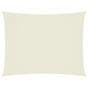 vidaXL Sunshade Sail Oxford Fabric Rectangular 3.5x5 m Cream