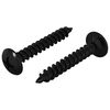 vidaXL Self Tapping Nail 2 pcs Black 4 x 25 mm Steel