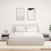 vidaXL Bedside Cabinets with LED Lights 2 pcs Grey Sonoma 50x40x45 cm