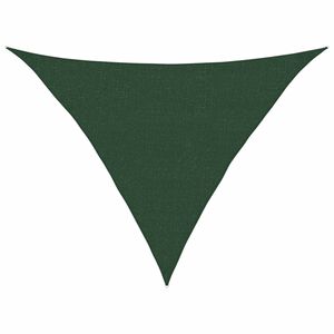 vidaXL Sunshade Sail 160 g/m&sup2; Dark Green 2.5x2.5x3.5 m HDPE