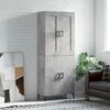 vidaXL Highboard Concrete Grey 69.5x34x180 cm Engineered Wood