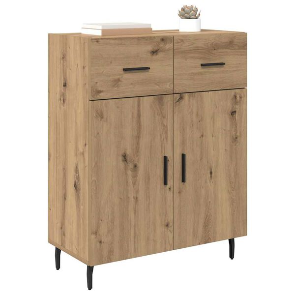 vidaXL Sideboard Artisan Oak 69.5 x 34 x 90 cm Engineered Wood