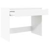vidaXL Desk with Drawer White 100 x 50 x 78 cm Engineered Wood
