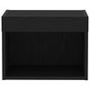 vidaXL TV Cabinet Set Black Oak 40 x 30 x 30 cm Engineered Wood