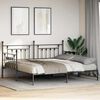 vidaXL Daybed Frame Black 100 x 200 cm Steel