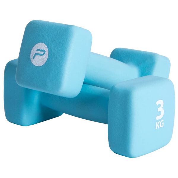Pure2Improve Dumbbell Set 2x3 kg Neoprene Blue