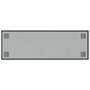 vidaXL Wall-mounted Magnetic Board Black 60x20 cm Tempered Glass
