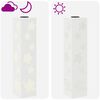 vidaXL Solar LED Pathway Light 2 pcs White Cold Rolled Steel