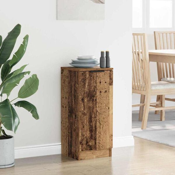 vidaXL Sideboard Old Wood 30 x 30 x 70 cm Engineered Wood