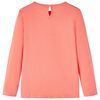 Kids' T-shirt with Long Sleeves Coral 116
