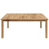 vidaXL Coffee Table Brown 110 x 110 x 45 cm Solid Teak Wood