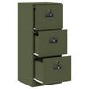 vidaXL File Cabinet Olive Green 45.5 x 42 x 106.5 cm Cold-Rolled Steel