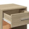 vidaXL Bedside Cabinets 2 pcs Sonoma Oak 35x34x65 cm Engineered Wood