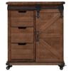 vidaXL Storage Cabinet Solid Fir Wood 64x33.5x75 cm Brown