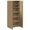 vidaXL Shoe Cabinet Artisan Oak 80x35.5x180 cm Engineered Wood