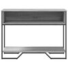 vidaXL Console Table Grey Sonoma 100x35x74.5 cm Engineered Wood