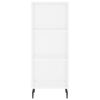 vidaXL Highboard White 34.5x34x180 cm Engineered Wood