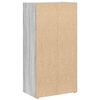 vidaXL Bookcase Grey Sonoma 40x24x77 cm Engineered Wood
