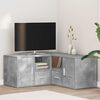 vidaXL Corner Cabinet Concrete Grey 160x40x45 cm Engineered Wood