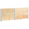 vidaXL Pallet Collars 3 pcs 100x100 cm Solid Pine Wood