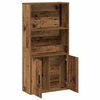 vidaXL Bookcase Old Wood 60x24x120 cm Engineered Wood